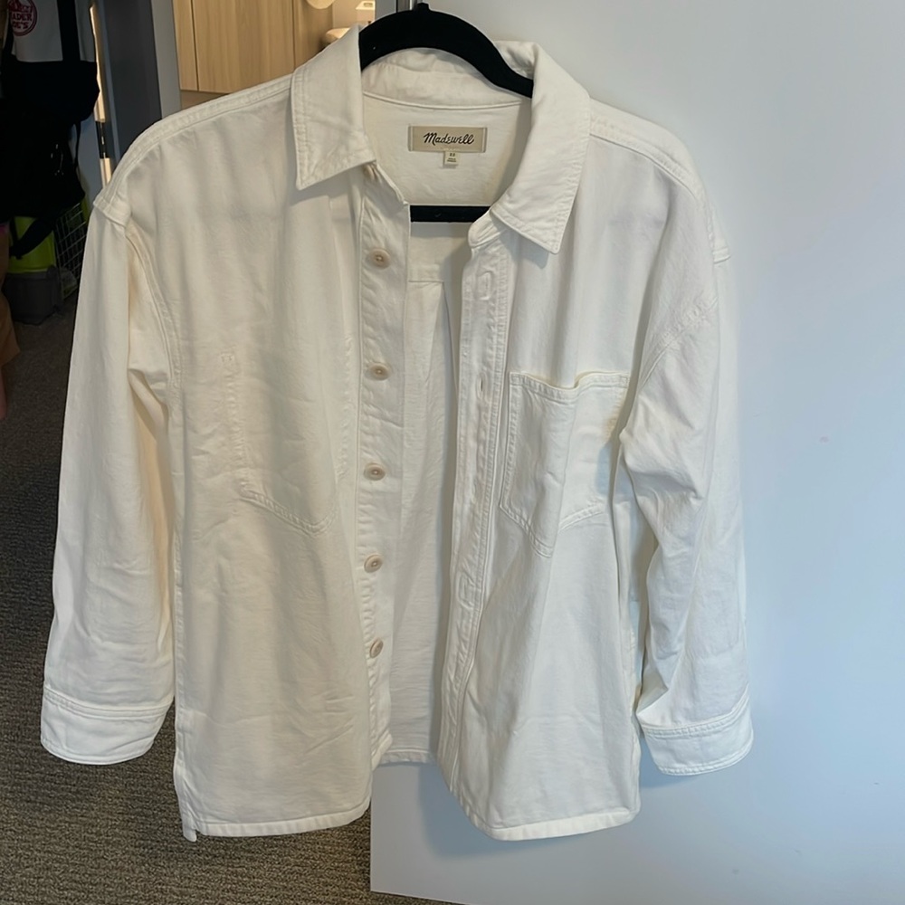 Made well white shacket